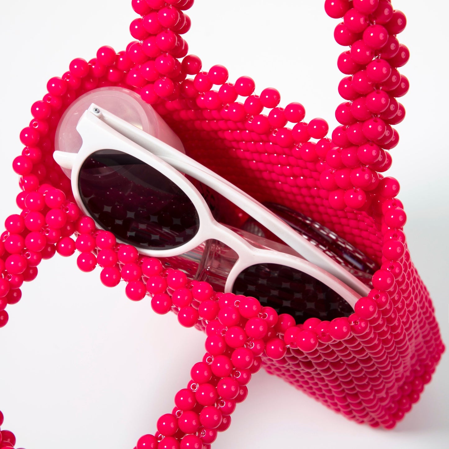 Red Top-Handle Clutch