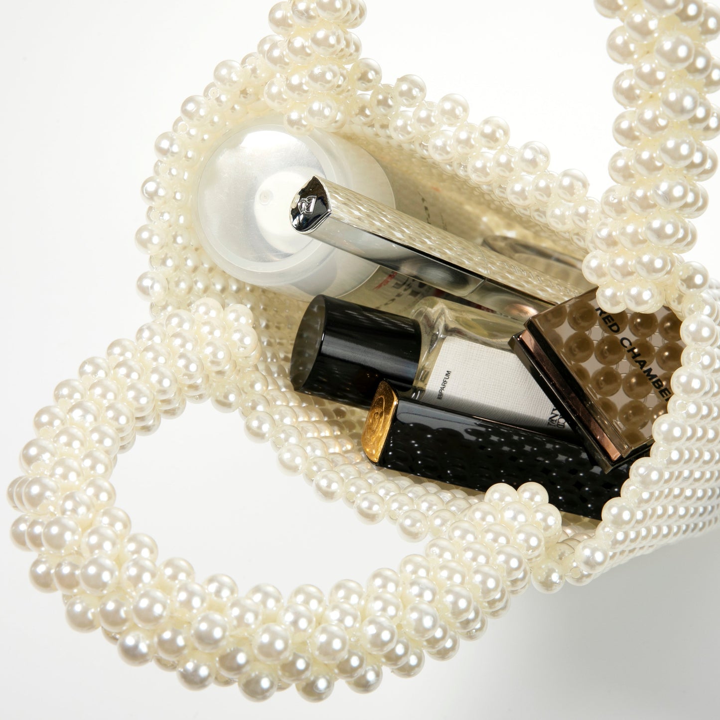 Pearl Top-Handle Clutch