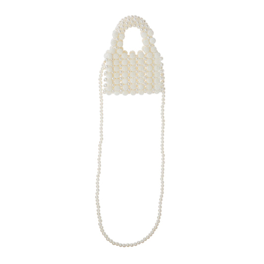 Mini Pearl Top Handle Purse