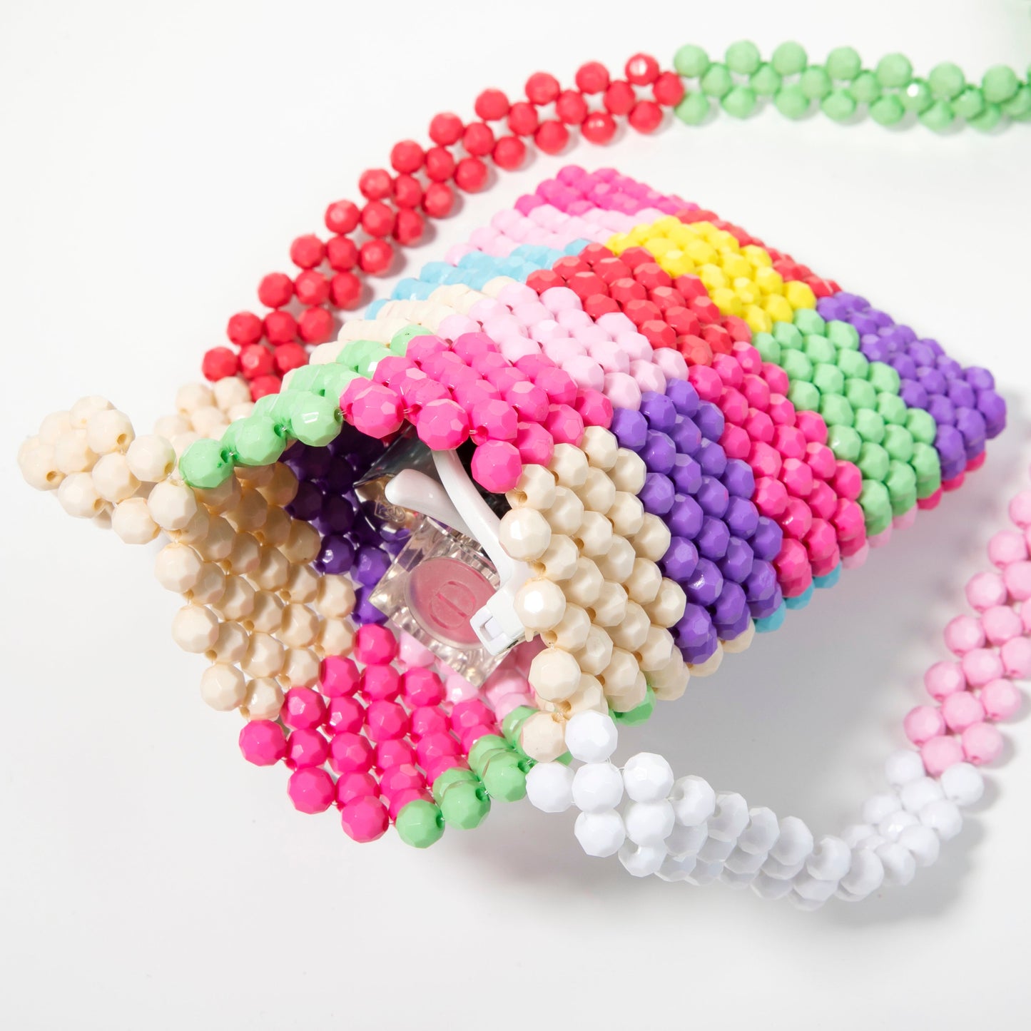 Rainbow Blending Chequered Shoulderbag