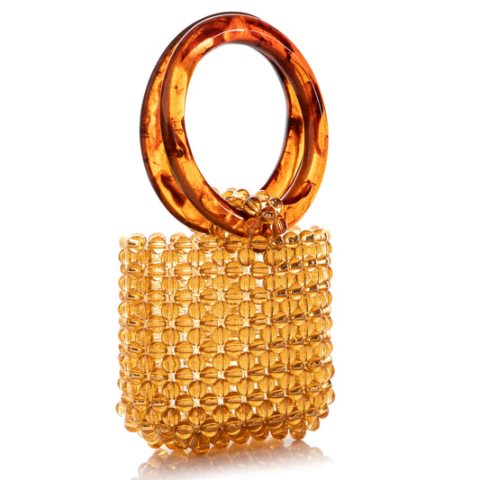 Amber Rould Handle Pouch