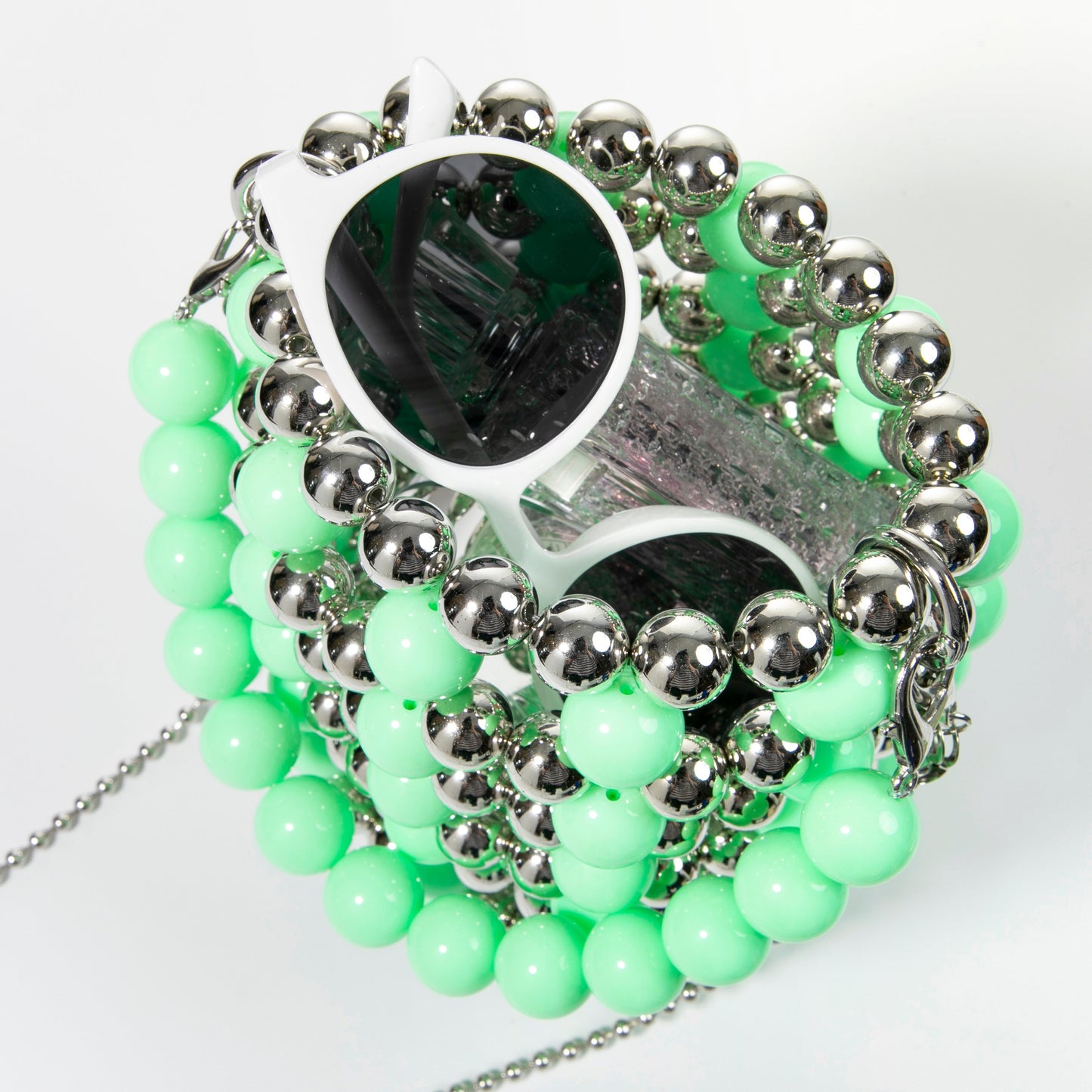 Green Silver Bucket