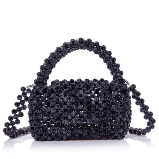 Purple Black Box Clutch