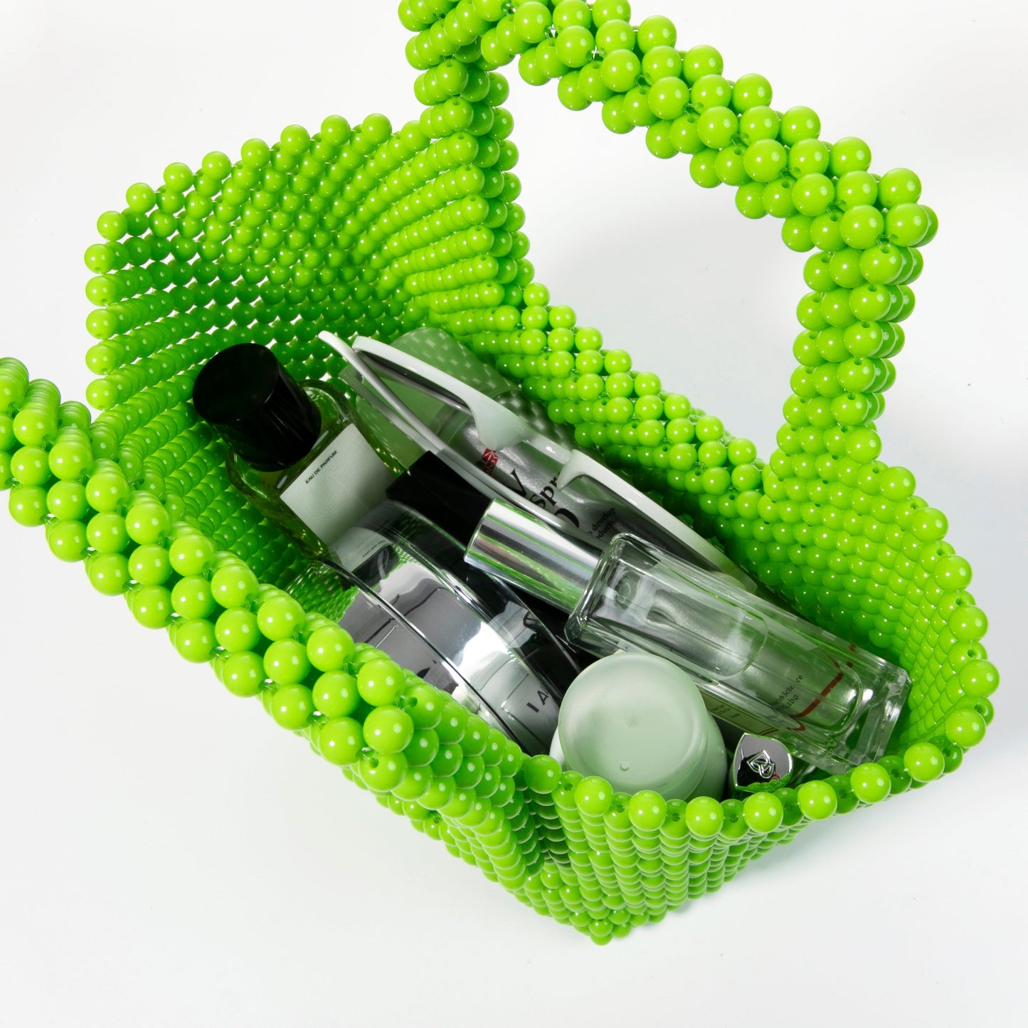 Green Beaded Tote