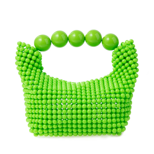 Beaded Green Handbag