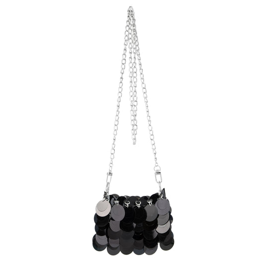 Plastic Sequin Crossbody Bag