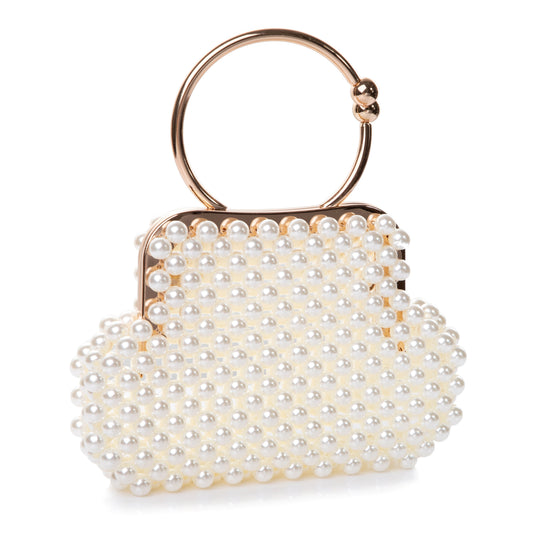 Pearl Beaded Wallet Pouch