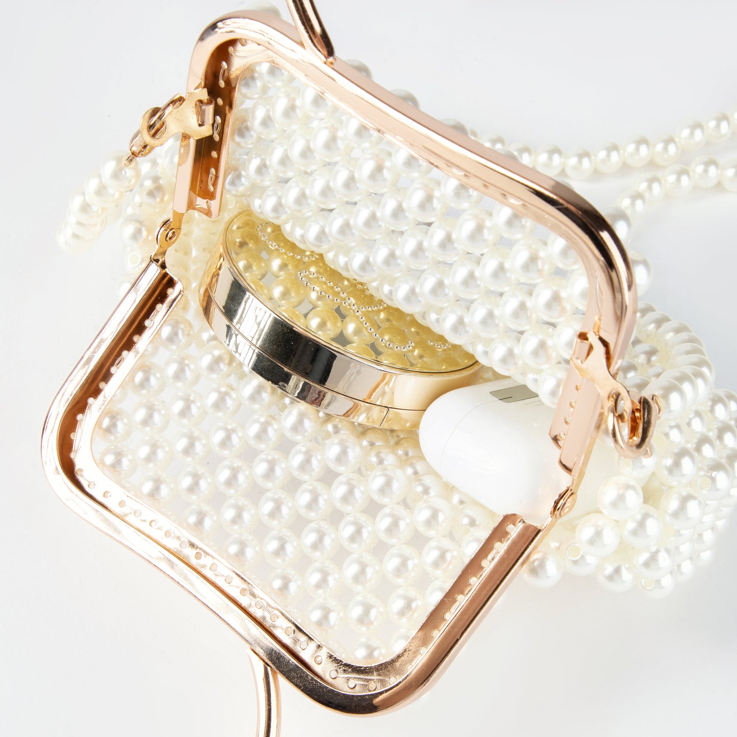 Pearl Beaded Wallet Pouch