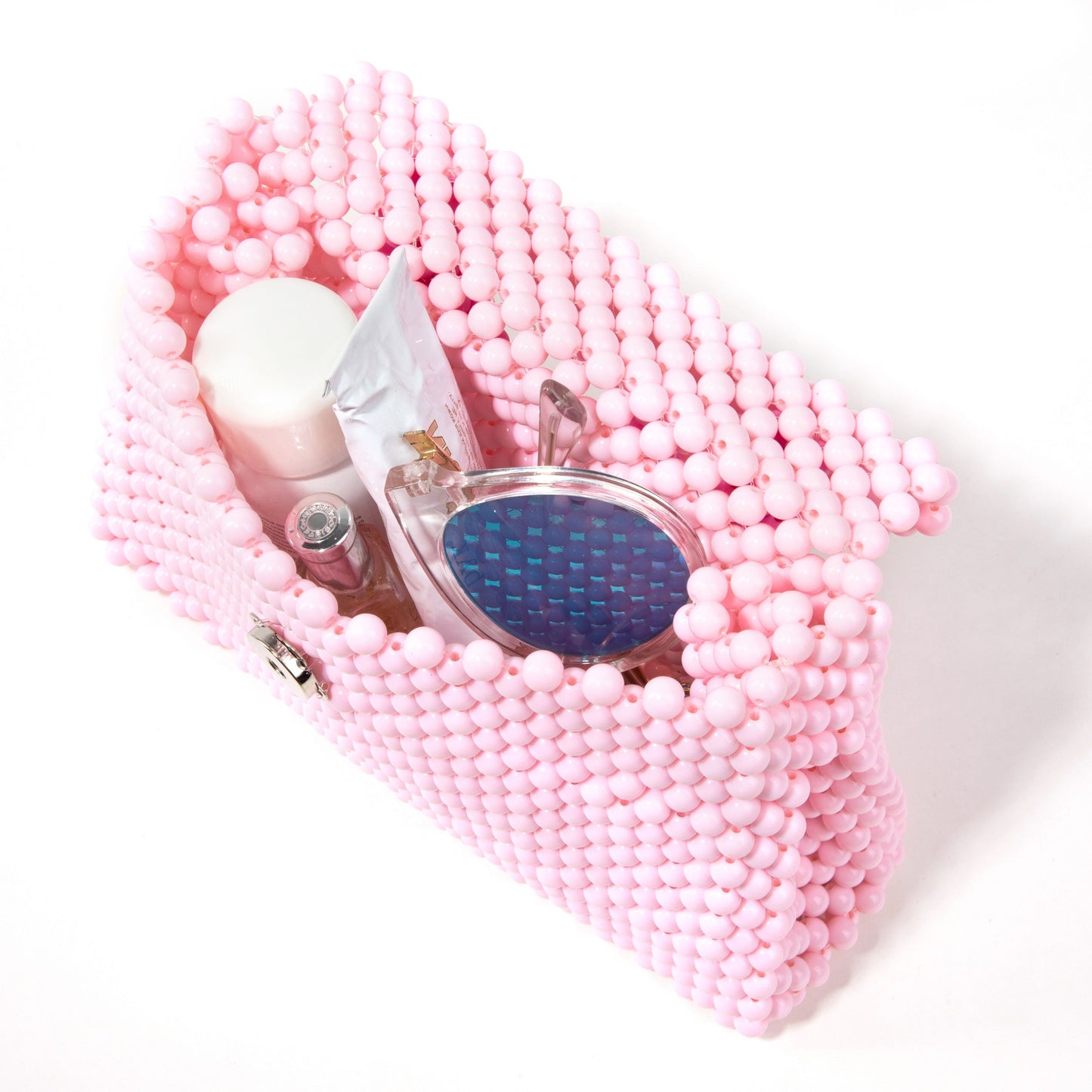 Pink Messenger Clutch