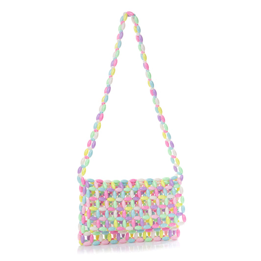Colorful Plastic Beads Shoulderbag