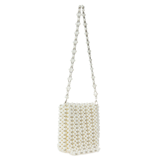 Faux Pearl Crossbody Bag