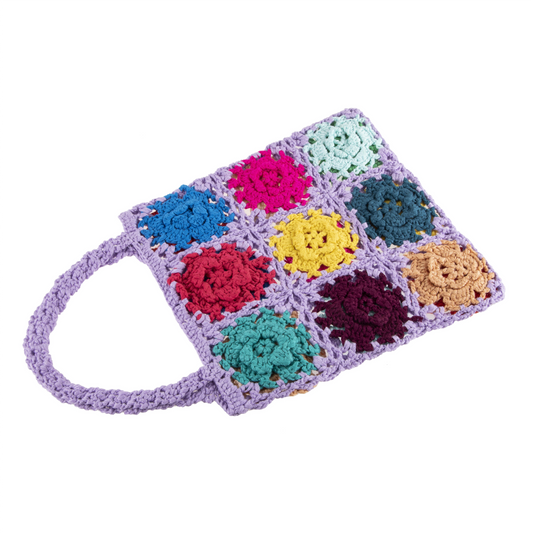 Crochet Flower Tote