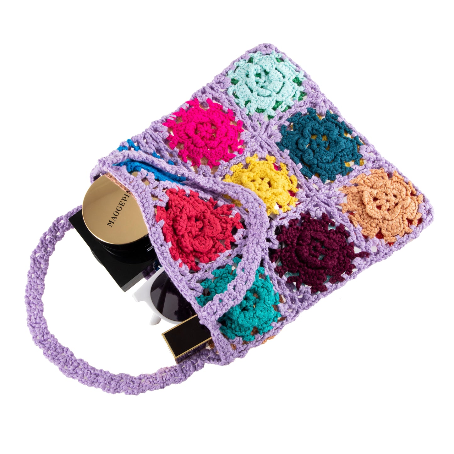 Crochet Flower Tote