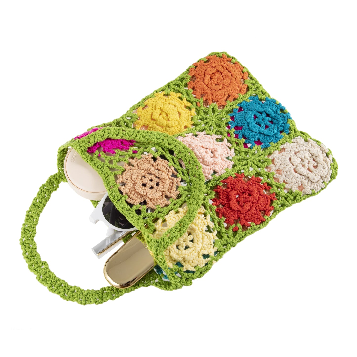 Crochet Flower Tote