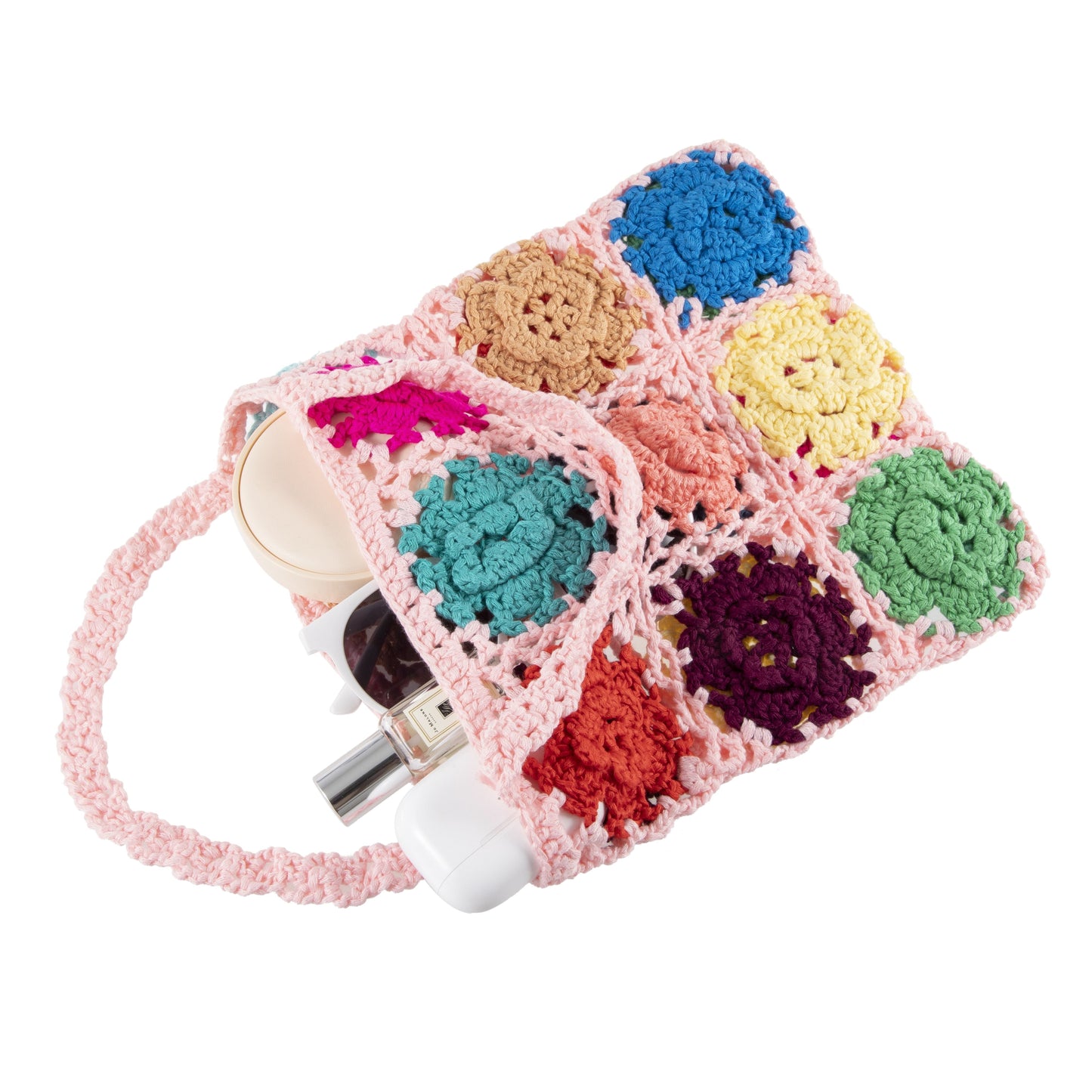 Crochet Flower Tote
