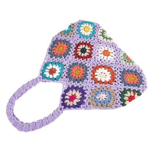 Crochet Flower Handbag