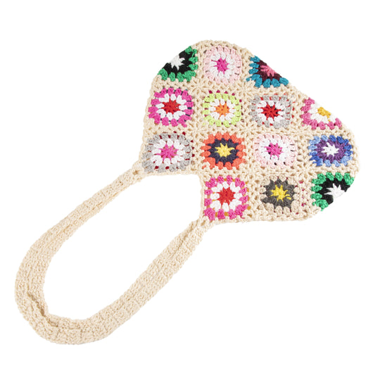 Crochet Flower Handbag