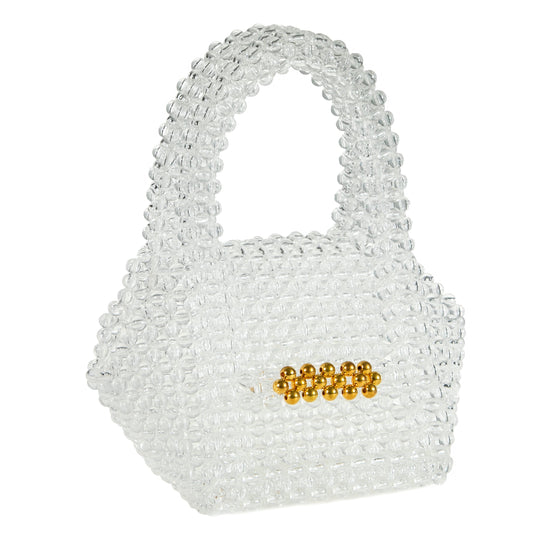 Gold Stick Clear Clutch