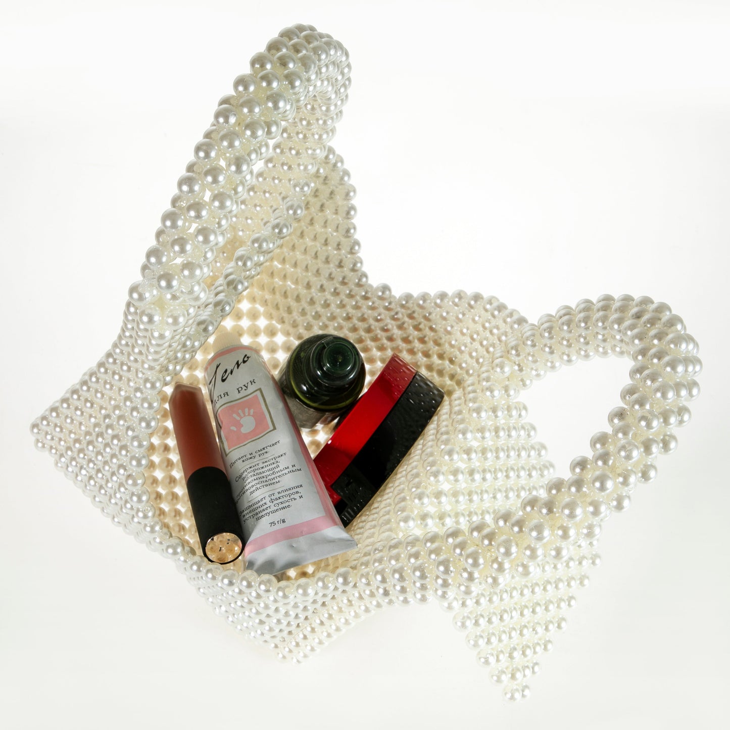 Gold Stick Pearl Clutch
