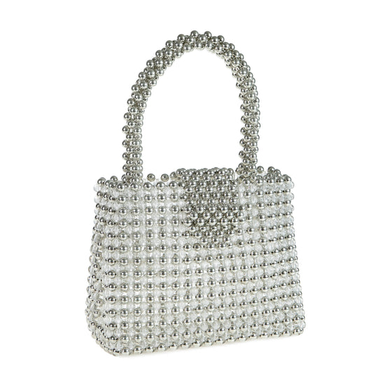 Pull-on Silver&Clear Purse