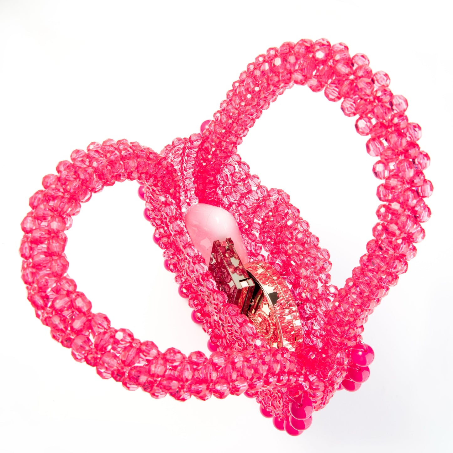 Transparent Rose Candy Purse