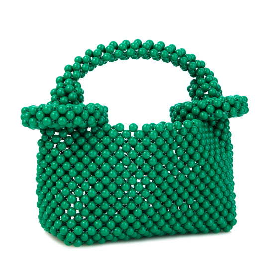 Donut Handle Green Clutch