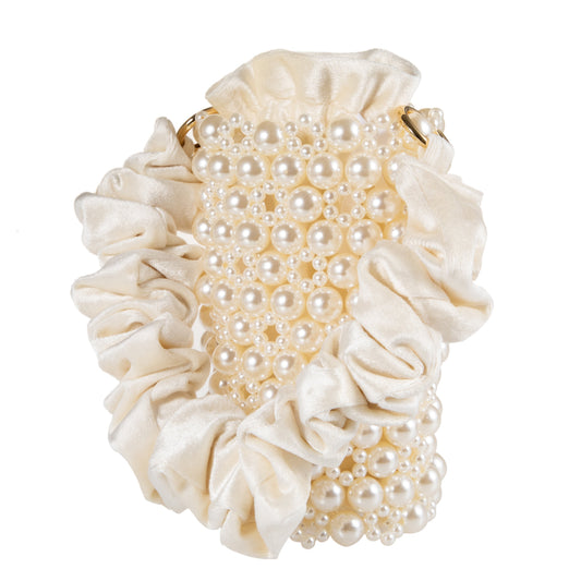 Pearl Pleuche White Bucket