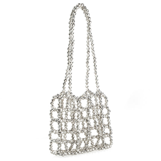 Hollow Out Silver Shoulderbag