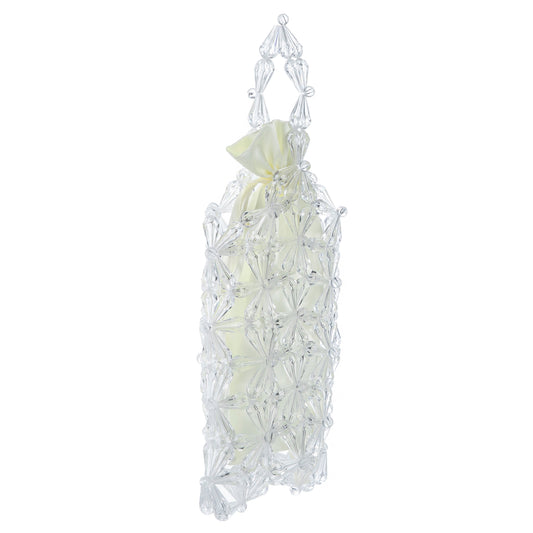 Hollow Snowflake Clear Purse