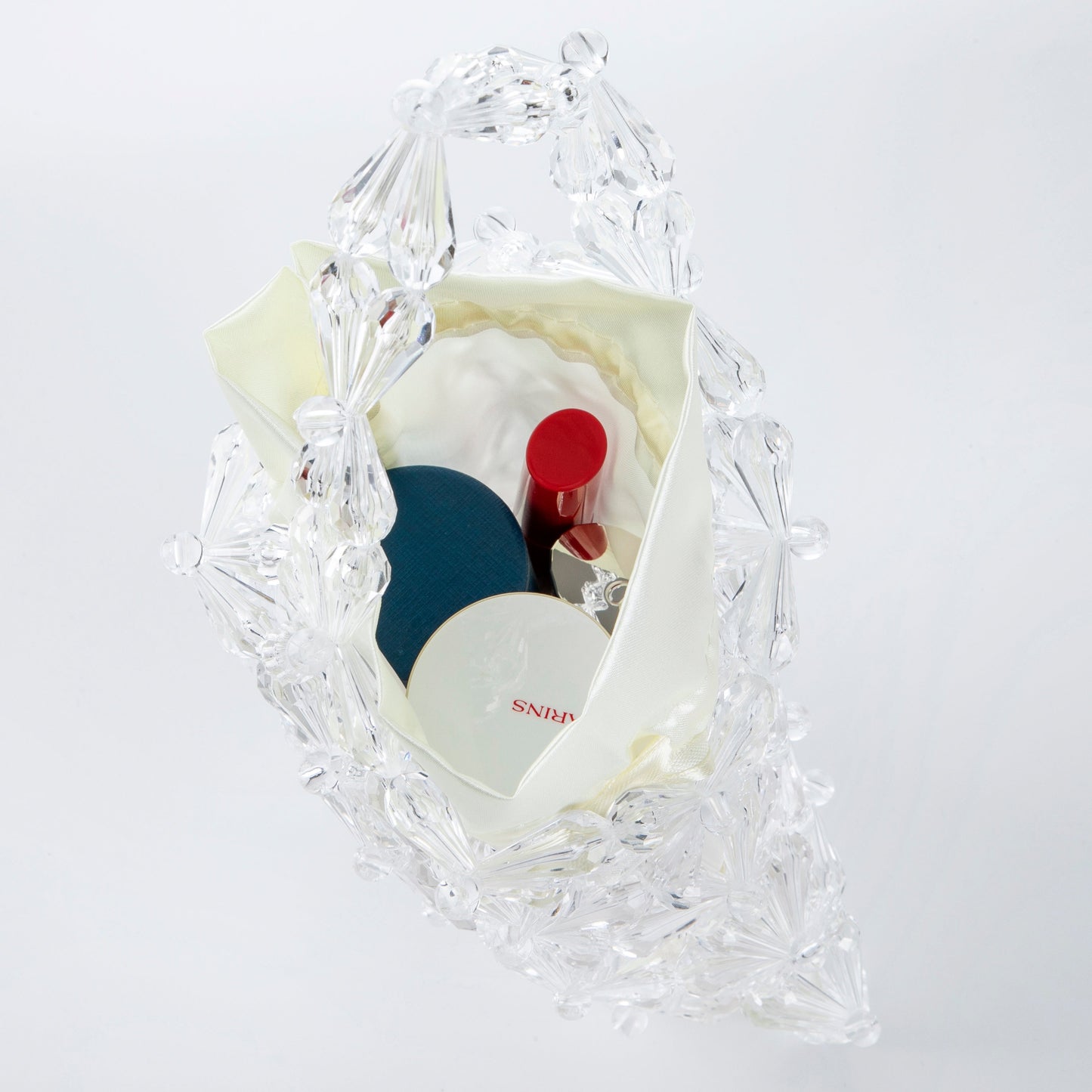 Hollow Snowflake Clear Purse