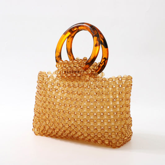 Brown Transparent Tote