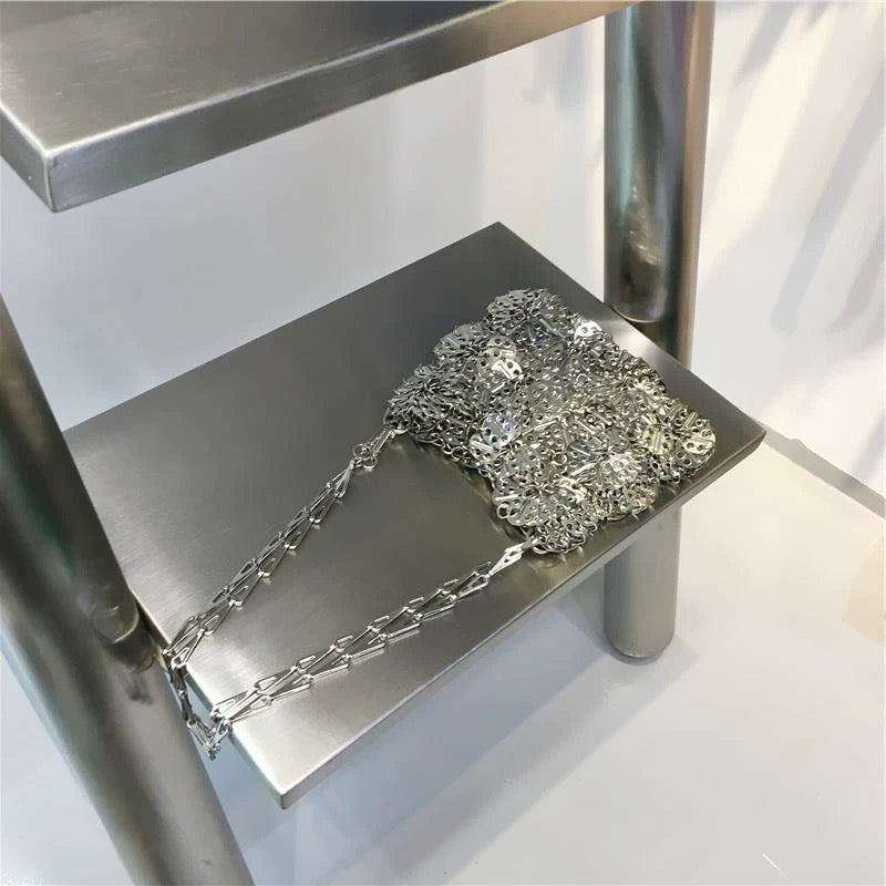 Metallic Disc Shoulderbag