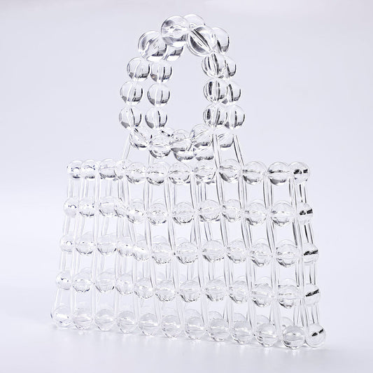 Clear Crystal Handbag