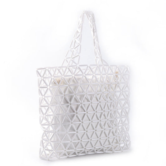 White Matte Tote