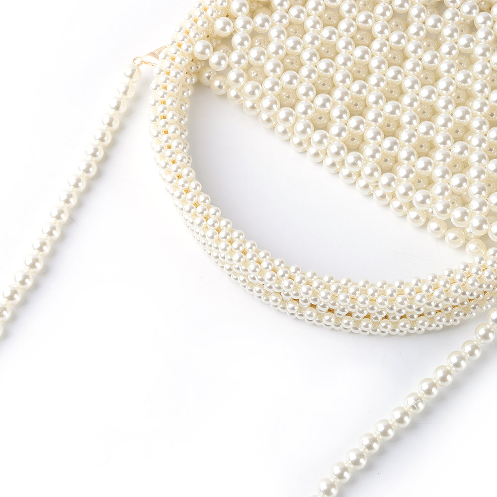 Circular White Shoulerbag