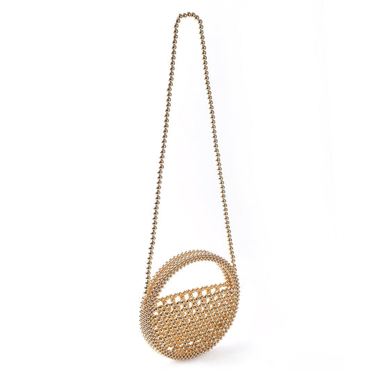Circular Gold Shoulerbag