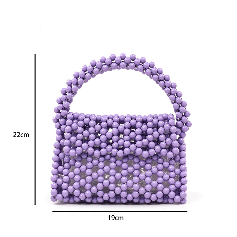 Purple Triangle Purse