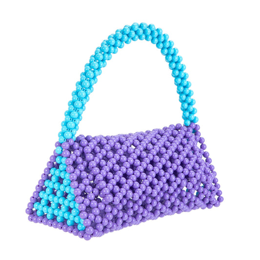 Blue&Purple Triangle Purse