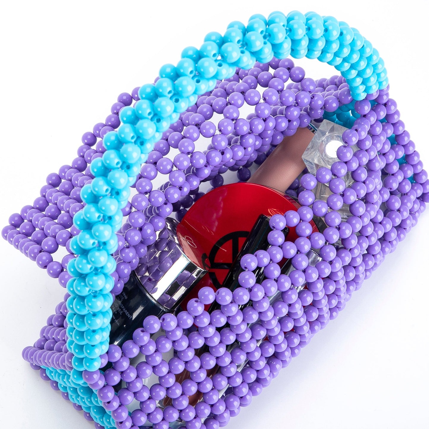 Blue&Purple Triangle Purse