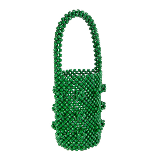 Green Beaded Bucket