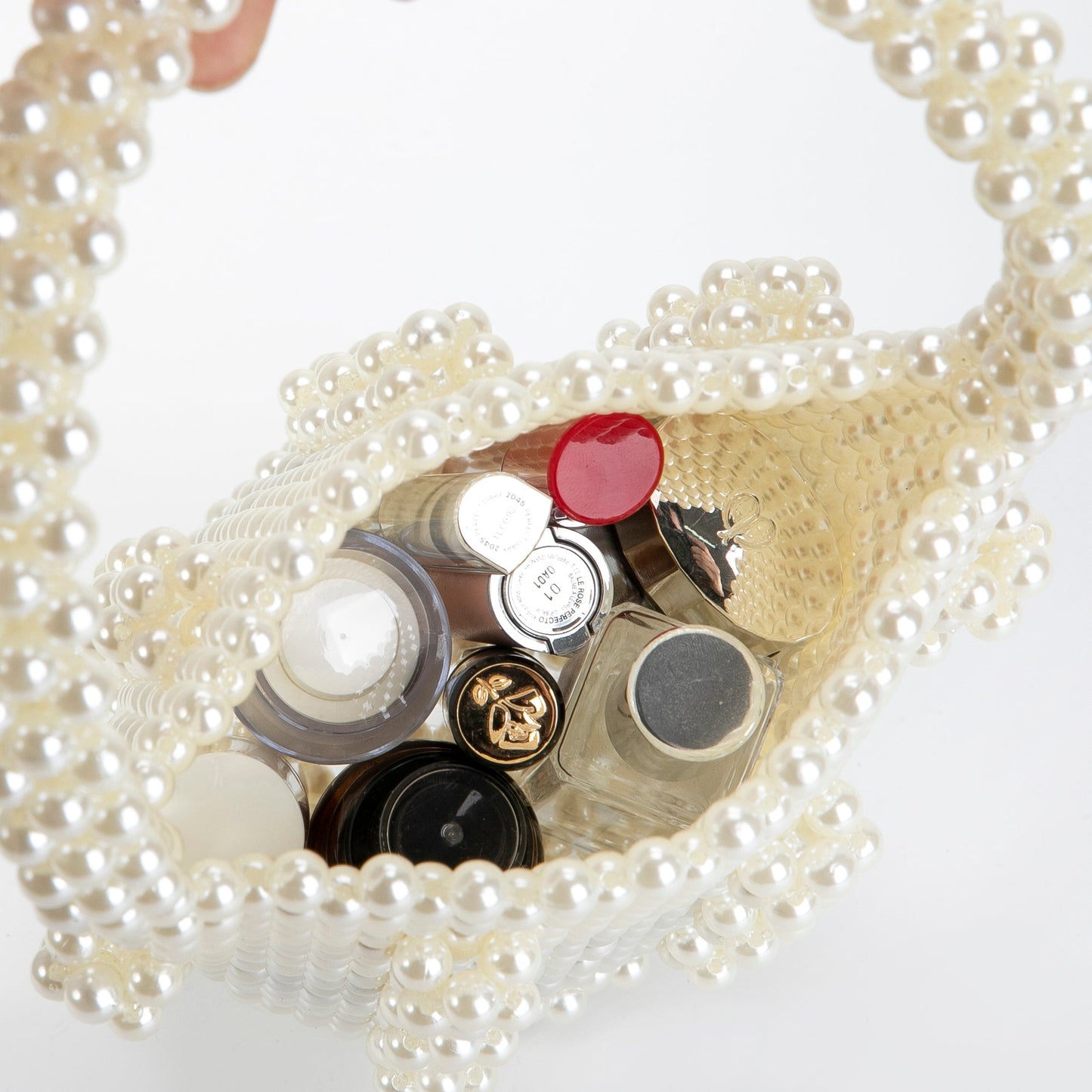 Pearl Beaded Bucket