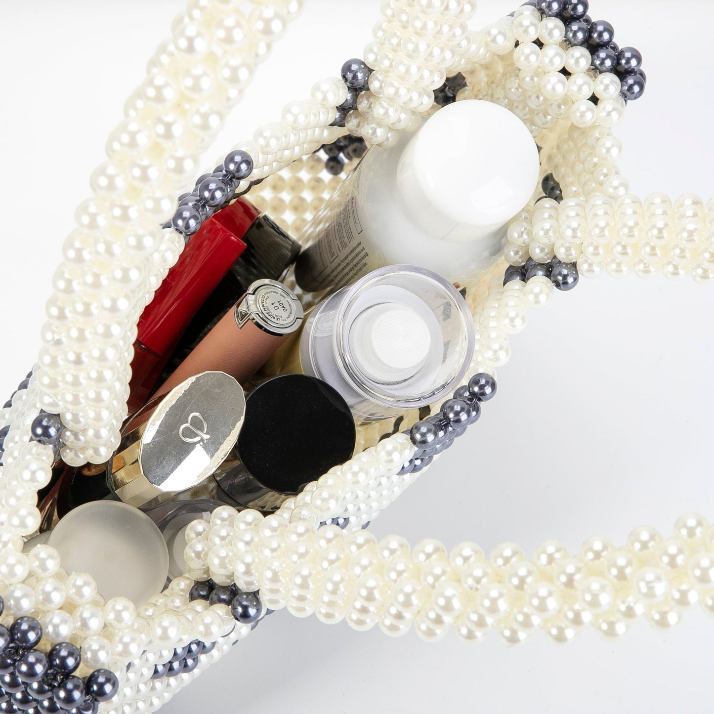 Plaid Beads Tote