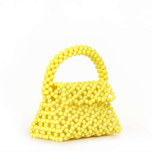 Yellow Triangle Purse