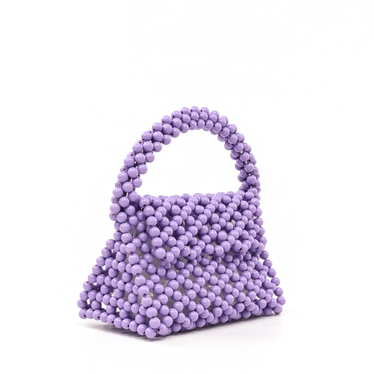 Purple Triangle Purse