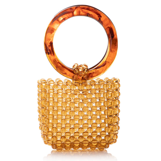 Amber Rould Handle Pouch