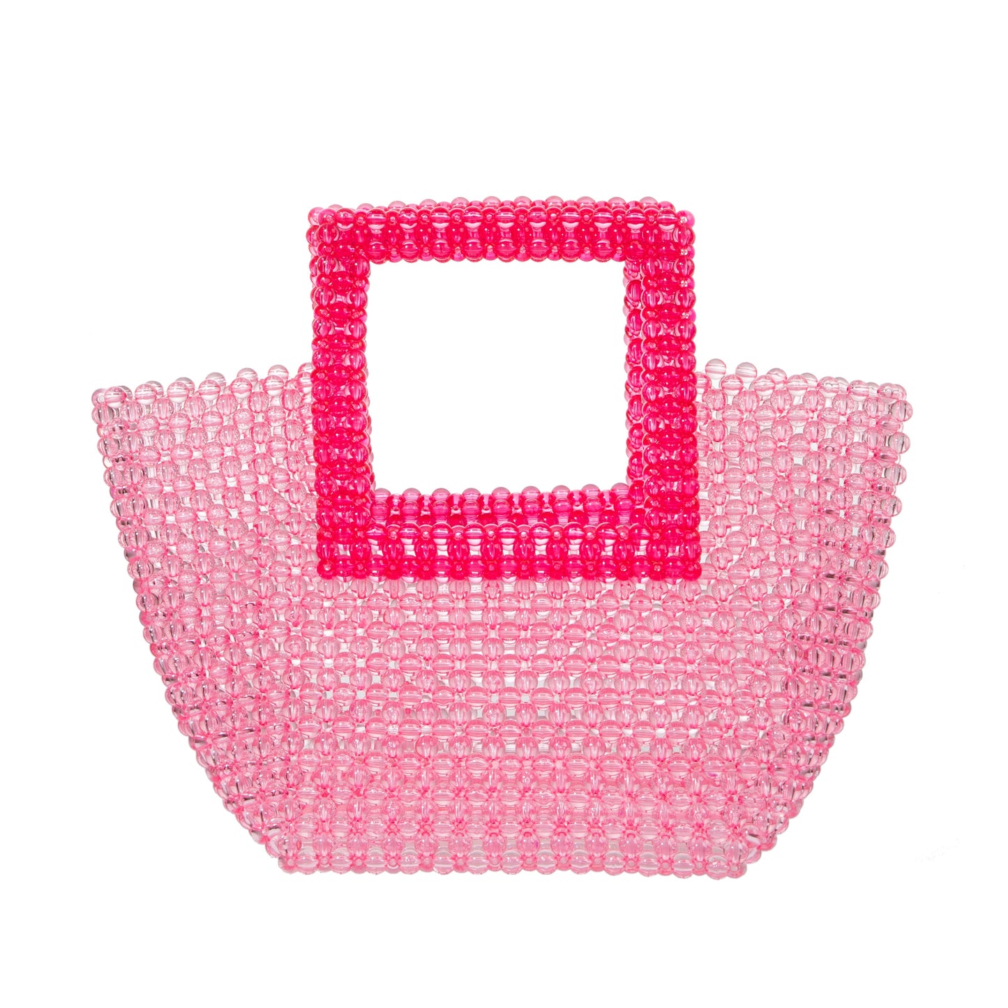 Pink Beaded Tote