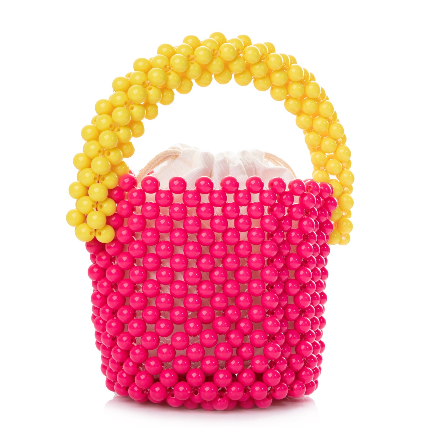 Beaded Red Bucket