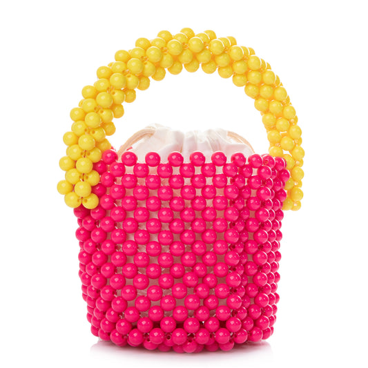 Beaded Red Bucket