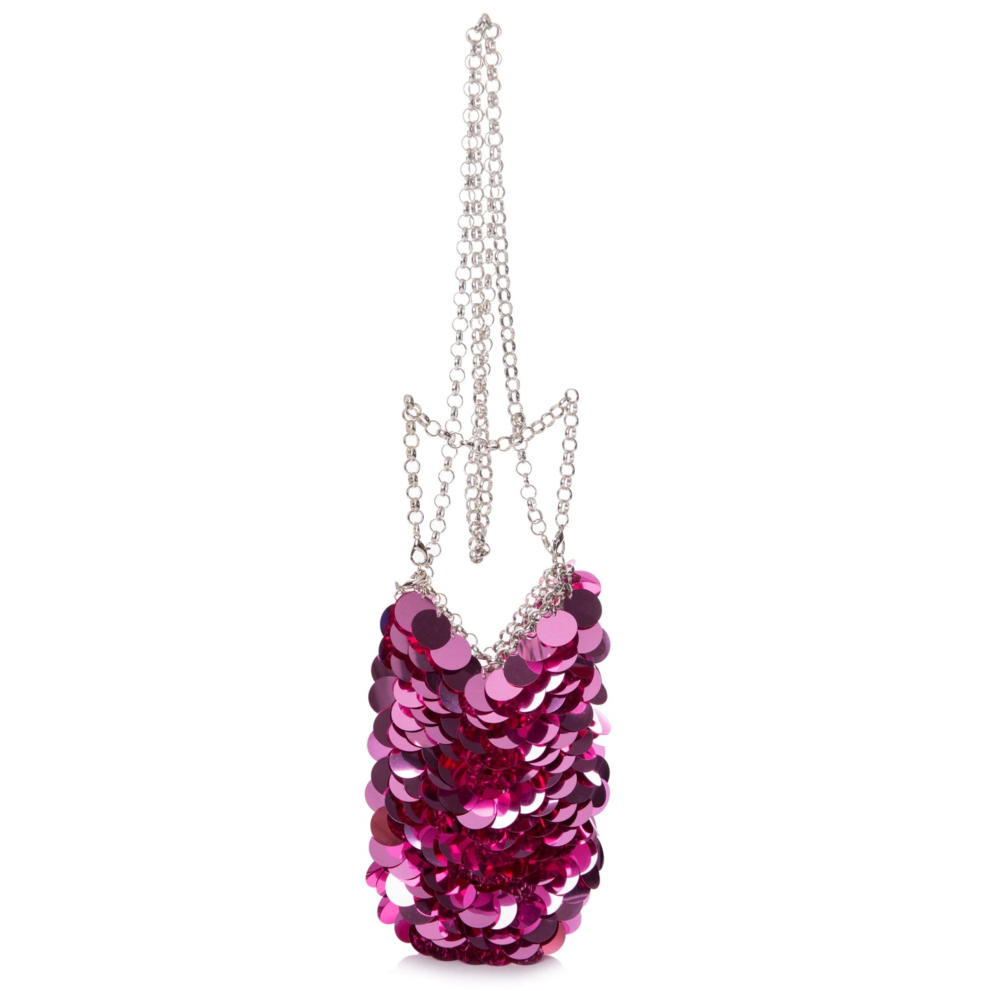 Plastic Sequin Shoulder Bag