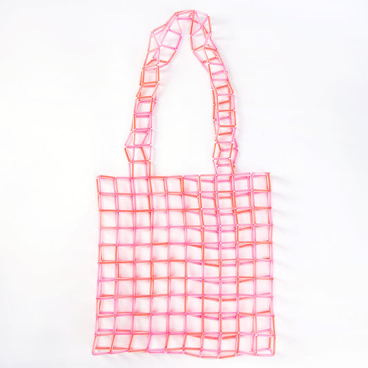 Pink Long Beads Tote